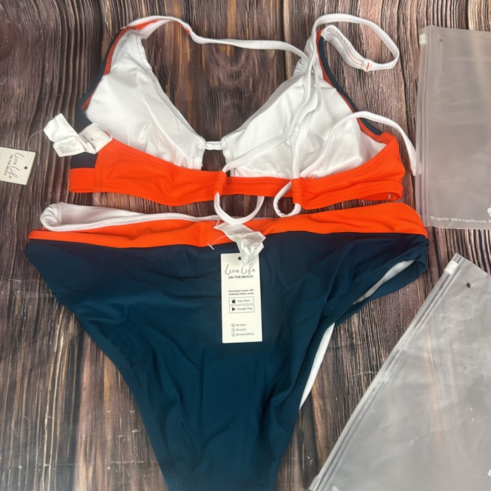 Color-block Bikini- Size Medium - Picture 3 of 6